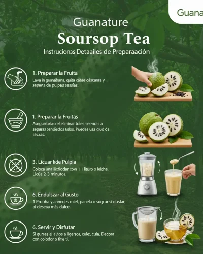 Como hacer jugo de guanábana en licuadora